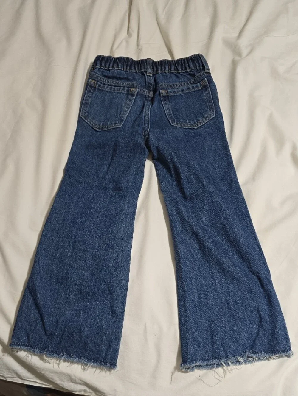 baby GAP Dark Indigo Star Stitch Wide-Leg Jeans